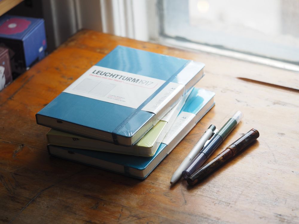 Leuchtturm Hardcover Notebook - A5 - Nordic Blue (Lined)