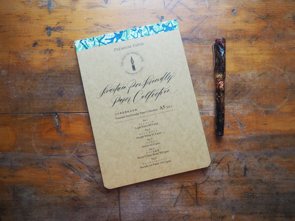 Yamamoto Fountain Pen Friendly Paper Collection A5 Volume