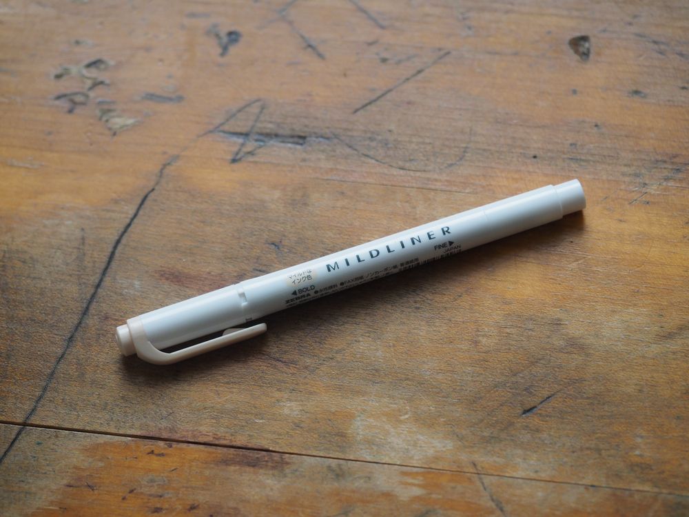 Zebra Mildliner - Mild Cream – Wonder Pens