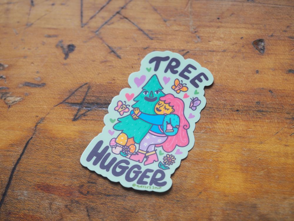 Turtle's Soup - Vinyl Sticker - Tree Hugger – Wonder Pens