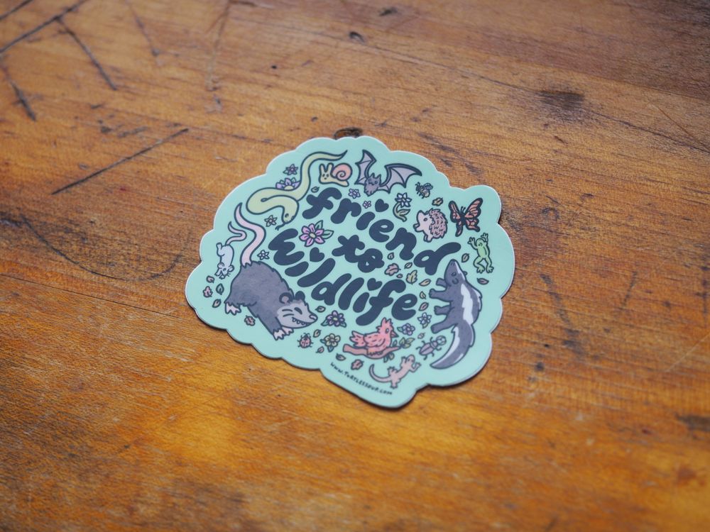 Turtle's Soup - Vinyl Sticker - Friend To Wildlife – Wonder Pens