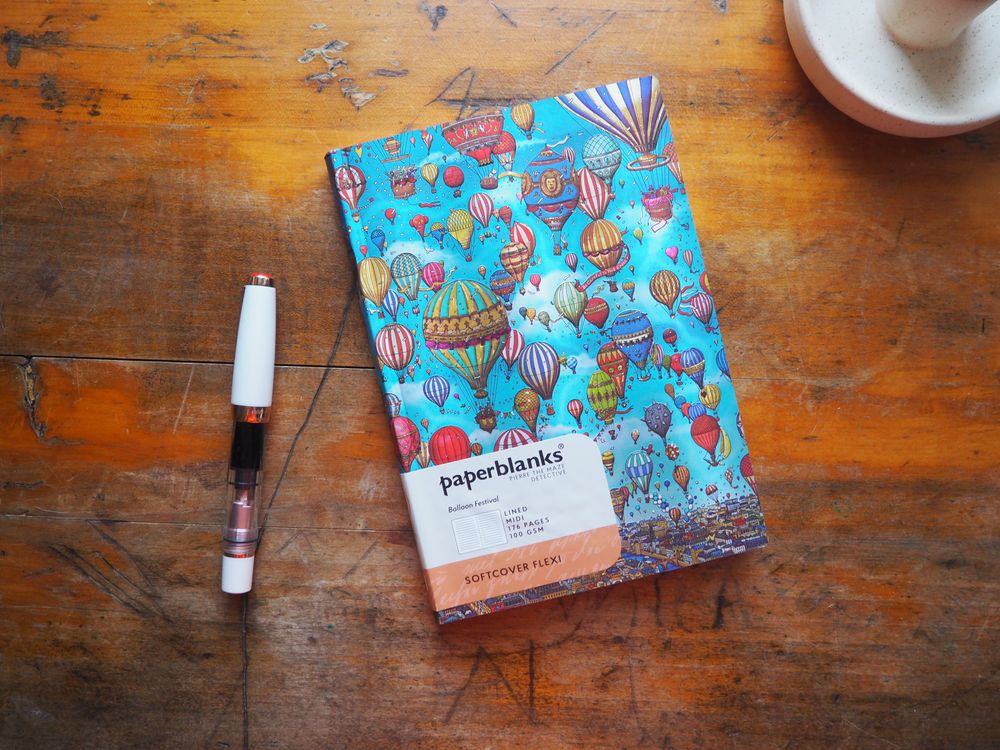 Paper blanks - Balloon Festival - Pierre the Maze Detective - Softcover Notebook