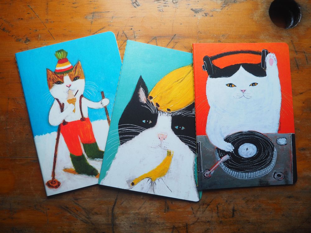 The Secret Life of Cats Notebook Set (3 notebooks)