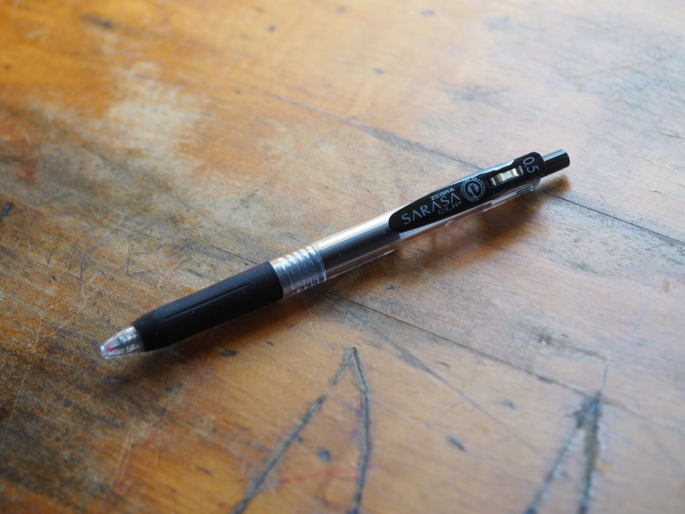 Zebra 0.5mm Gel Sarasa Pen - Black 0.5mm