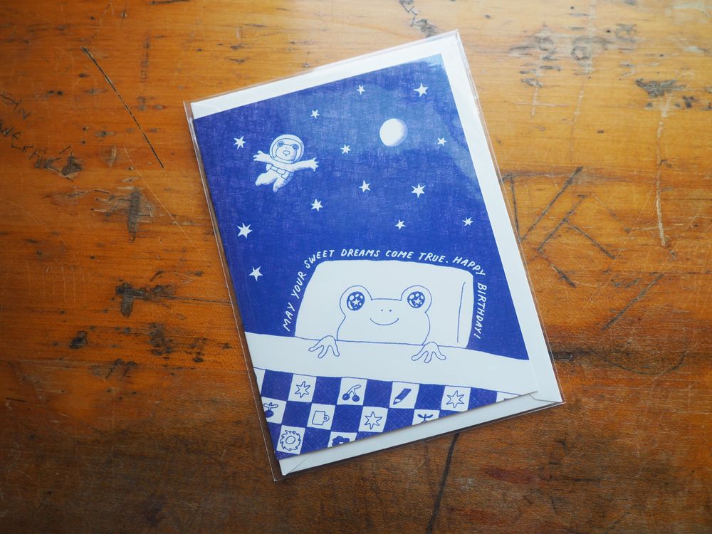 Foonie - Birthday Greeting Card - Sweet Dreams