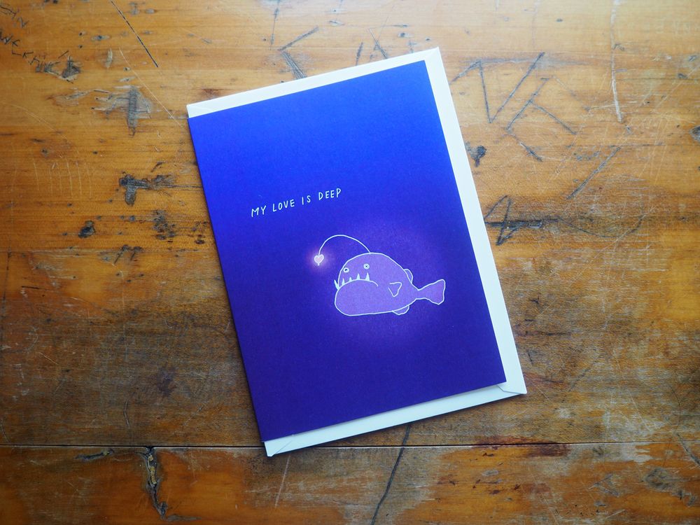 Foonie - Love You Greeting Card - Deep Love