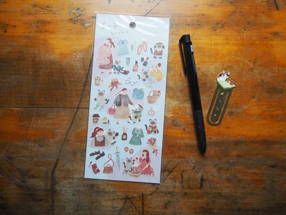 Mindwave - Sticker Sheet - Together with me Cat (82030)