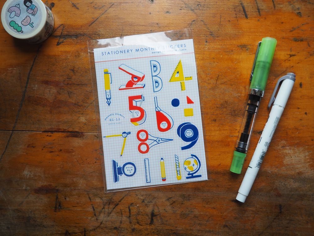 Yohand Monthly Stickers - Stationery