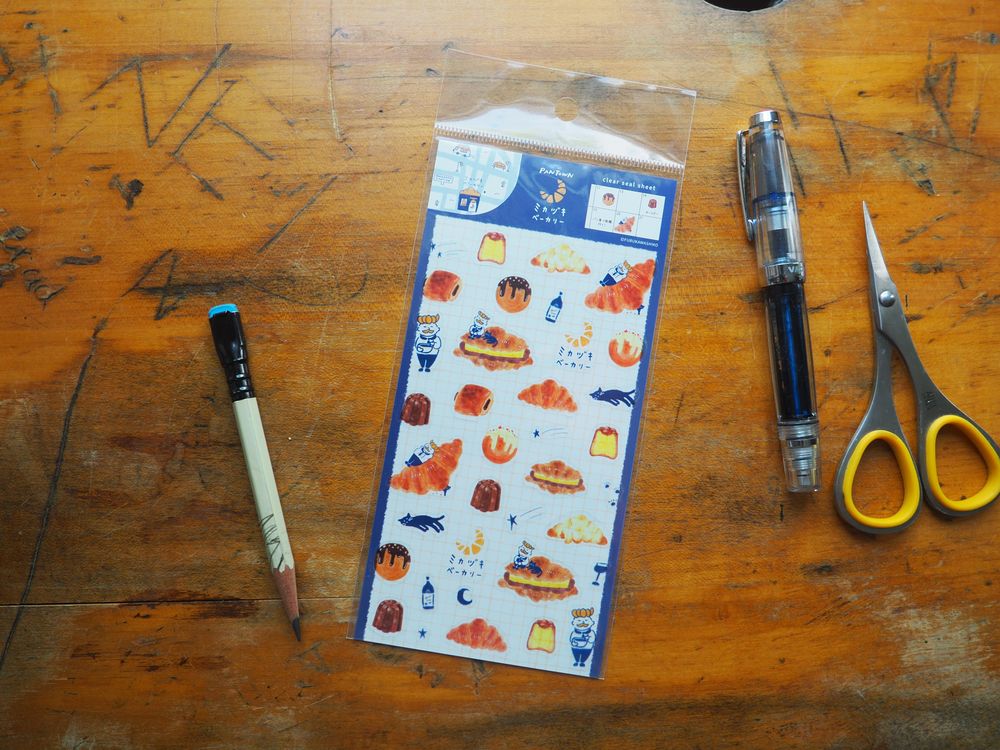 Furukawashiko - Transparent Stickers -  1 Sheet - Mikazuki Bakery