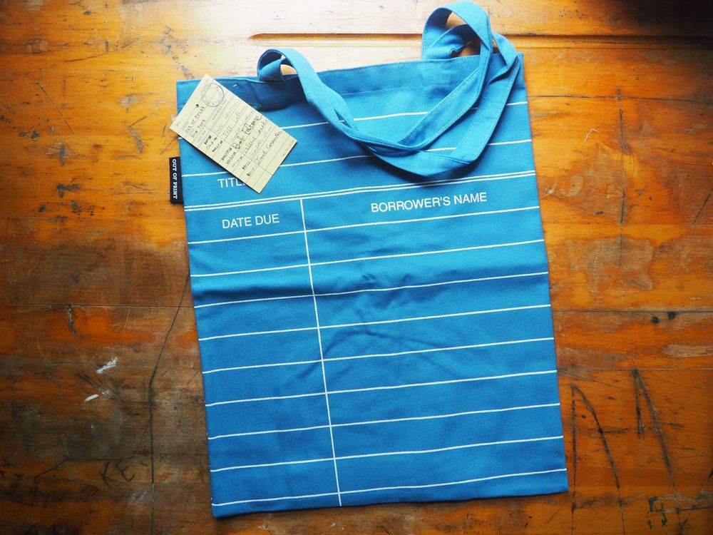 Library Card (Denim) Tote Bag