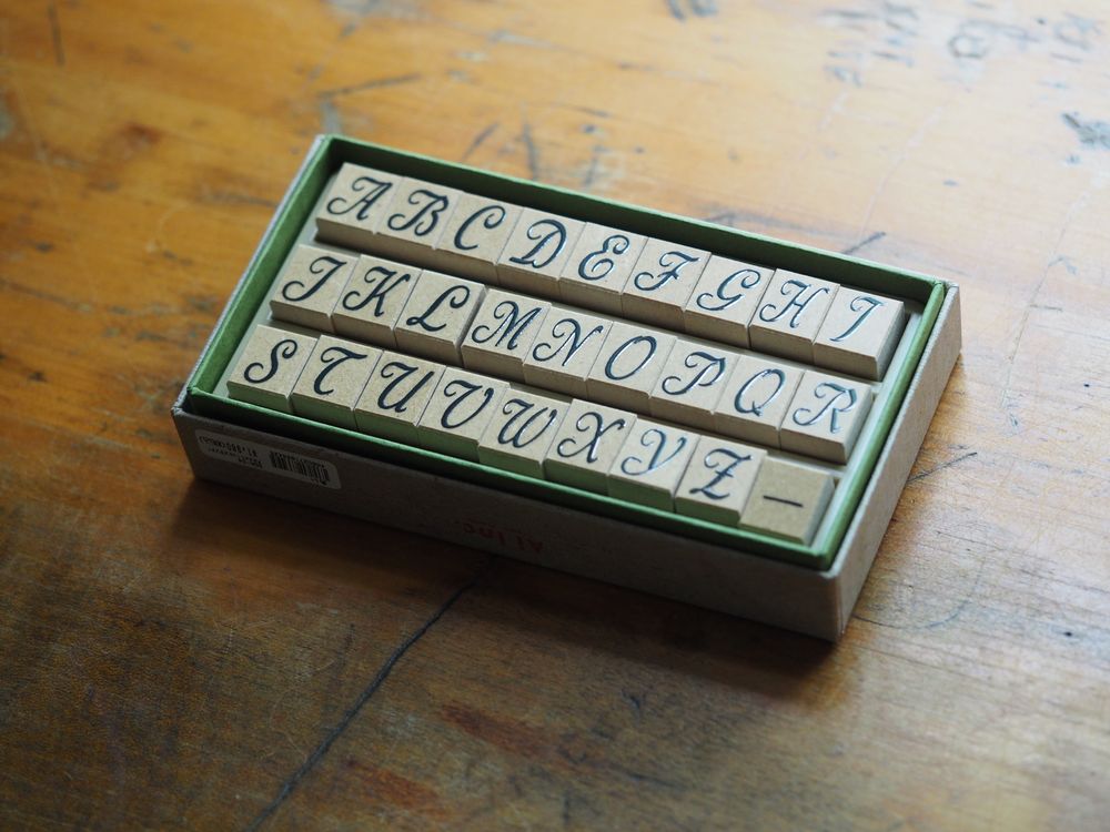 Sanby Stamp Set - Alphabet