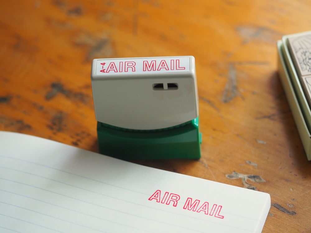 Sanby Stamp - Quick Stamp - Air Mail (7x38mm)