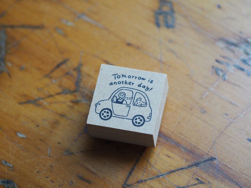 Stamp Marche Rubber Stamp - Marl-chan Tomorrow is another day! (a-183)