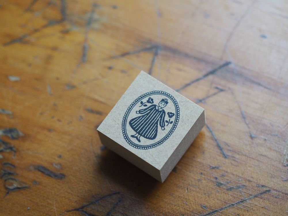 Stamp Marche Rubber Stamp - Marl-chan Brooch (a-156)