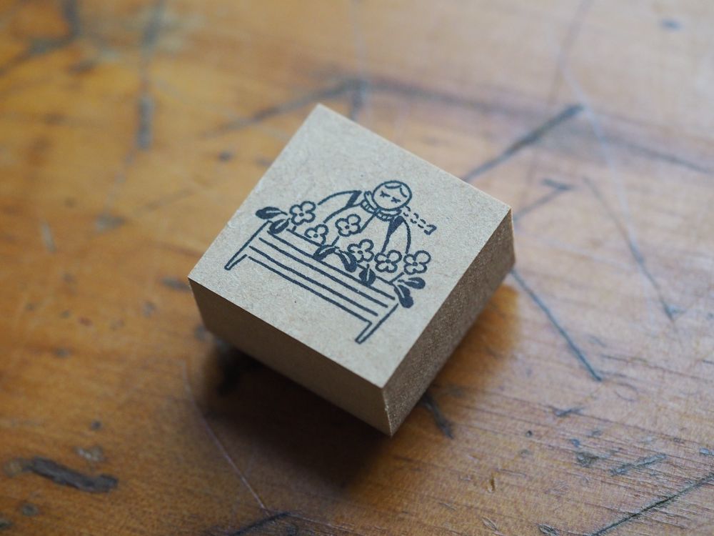 Stamp Marche Rubber Stamp - Marl-chan Stamp Flower (a-093)