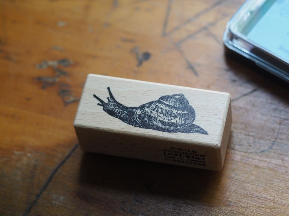 Heindesign Rubber Stamp - Snail