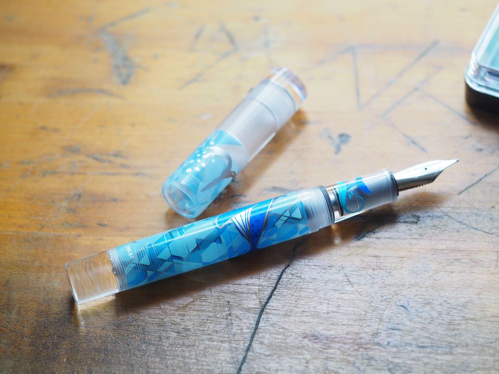 Opus 88 Demonstrator Fountain Pen - Blue Whale