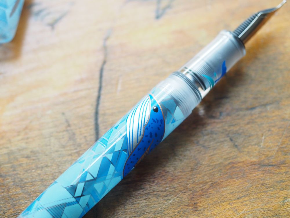 Opus 88 Demonstrator Fountain Pen - Blue Whale