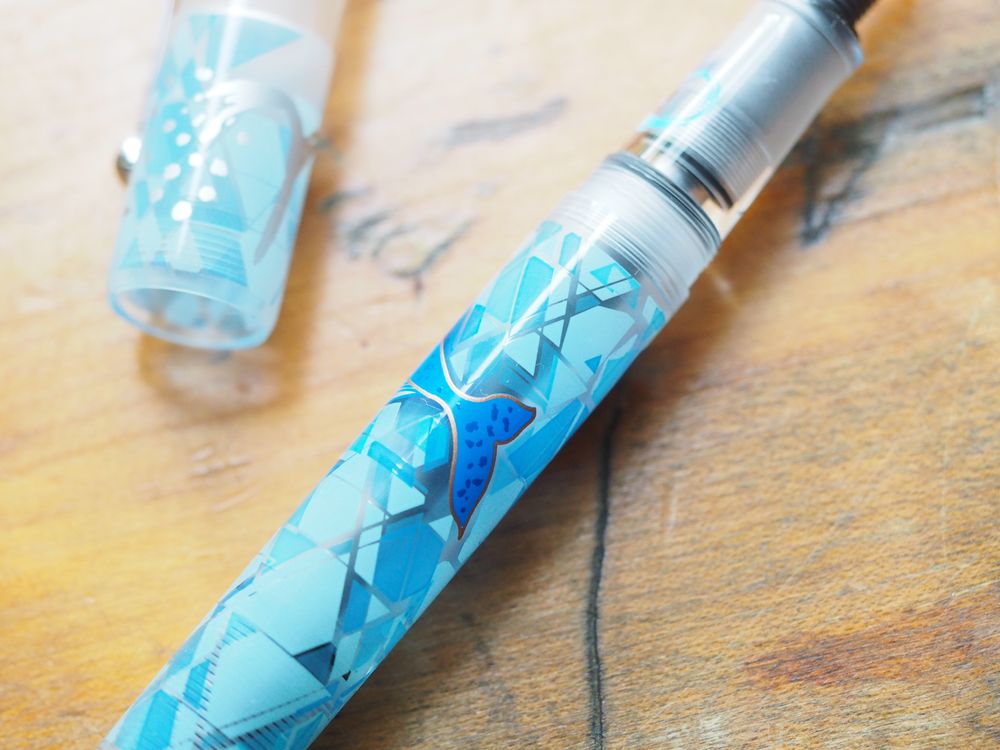 Opus 88 Demonstrator Fountain Pen - Blue Whale