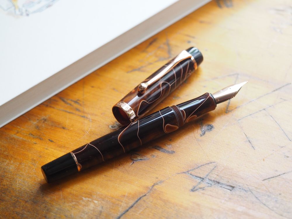 Opus 88 Harmony Fountain Pen - Brown