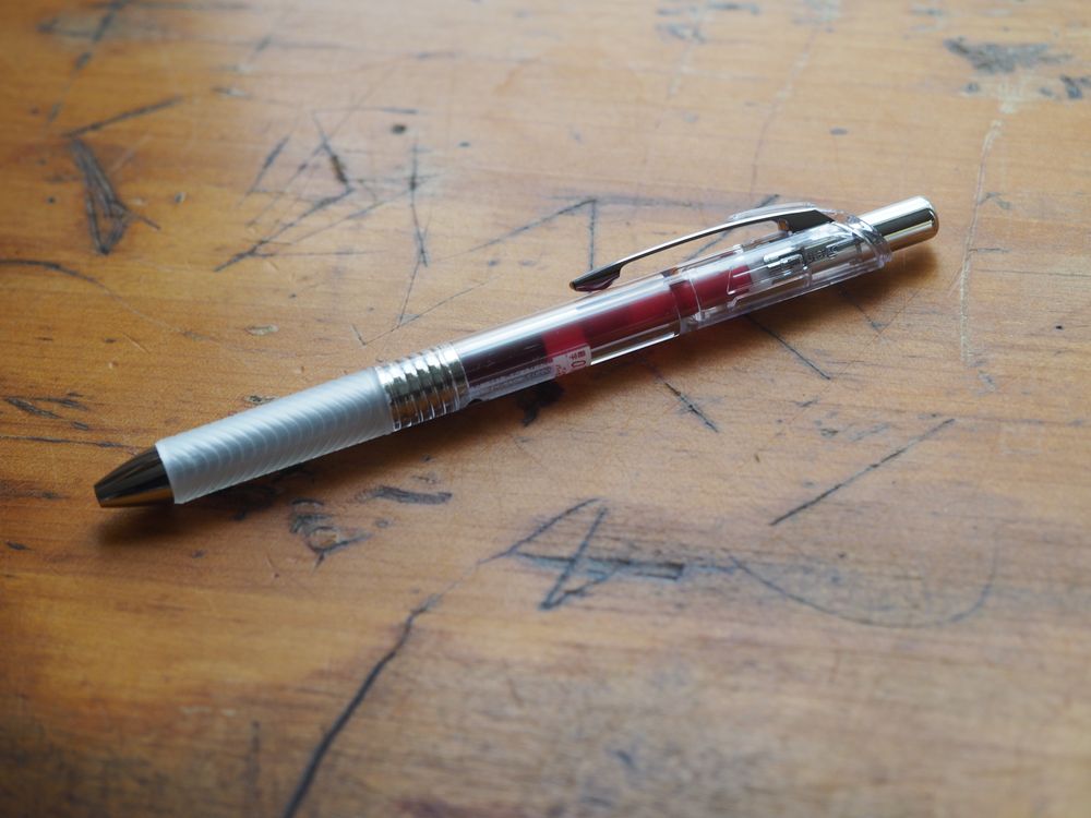 Pentel Energel infree 0.7mm Gel Pen - Burgundy