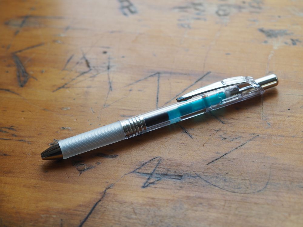 Pentel Energel infree 0.7mm Gel Pen - Turquoise Blue