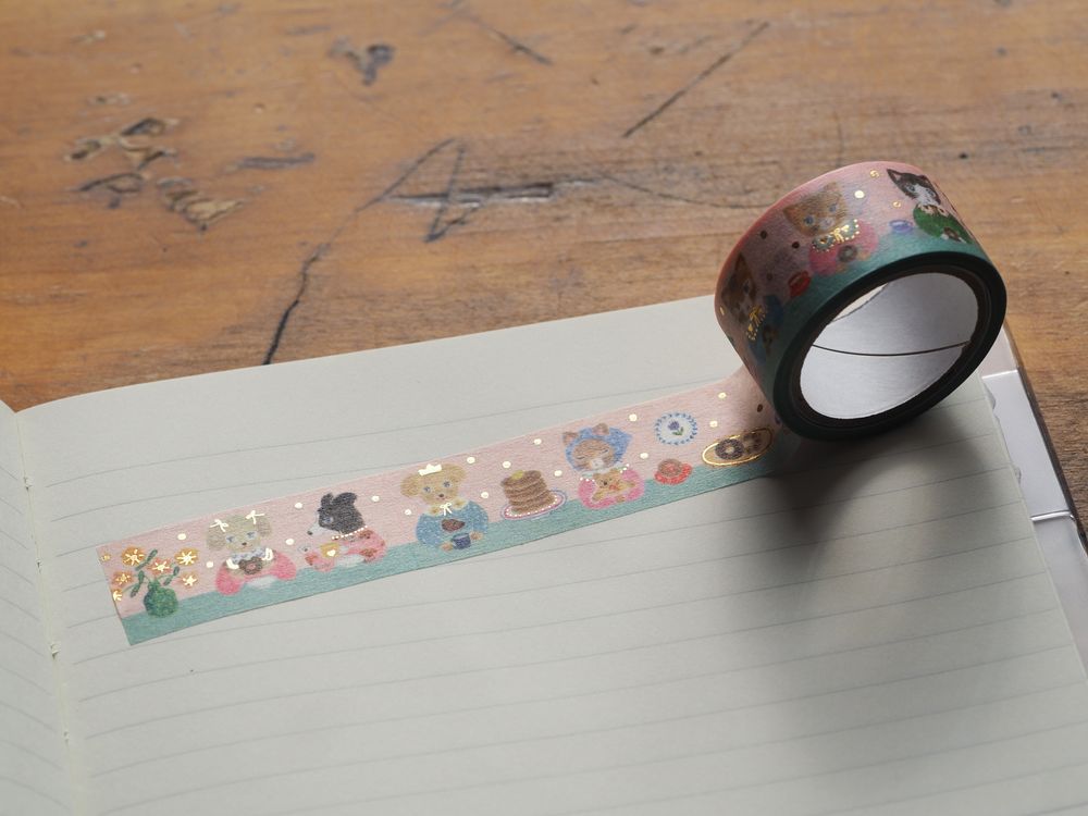 Cozyca x Aiko Fukawa Washi Tape - snack time (21-027)