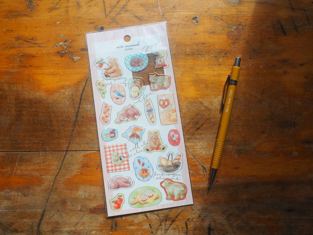 Mindwave - Sticker Sheet - With Animals Bear (82573)