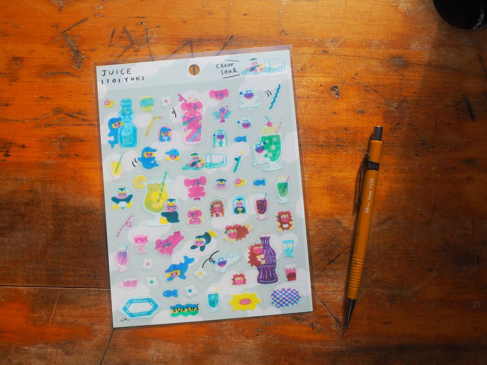 Sticker Sheet - Yuki Itoi - Juice (22-980)
