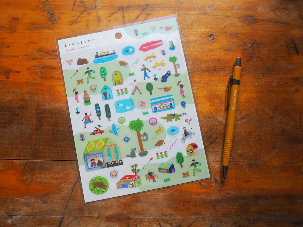 Sticker Sheet - Narumi Suzuki - One Day in Town (22-983)