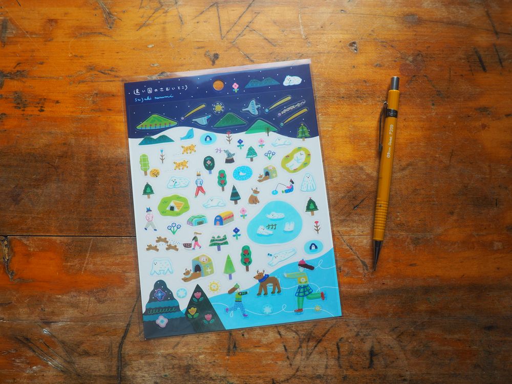 Sticker Sheet - Narumi Suzuki - A Faraway Land of Cold (22-984)