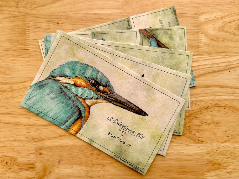 Esterbrook x BUNGUBOX Blotting Paper Set - Limited Edition - Kingfisher