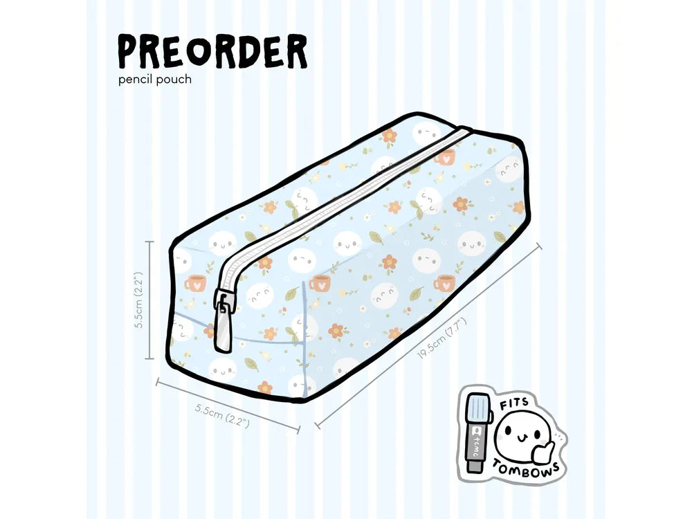 <b>PRE-ORDER</b> - TheCoffeeMonstezCo - Clear Skies - Pencil Pouch