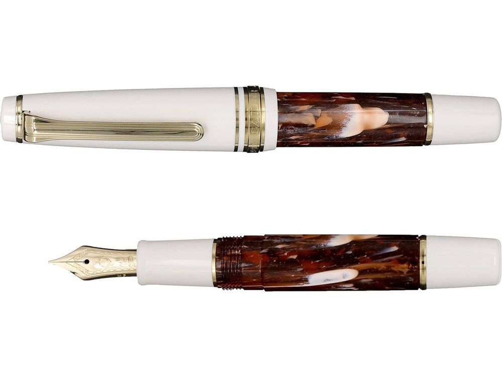 Sailor Pro Gear Slim Mini Rencontre #3 Series Fountain Pen - Marron