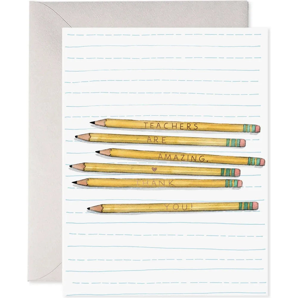 E. Frances Paper - Card - Teacher Pencils
