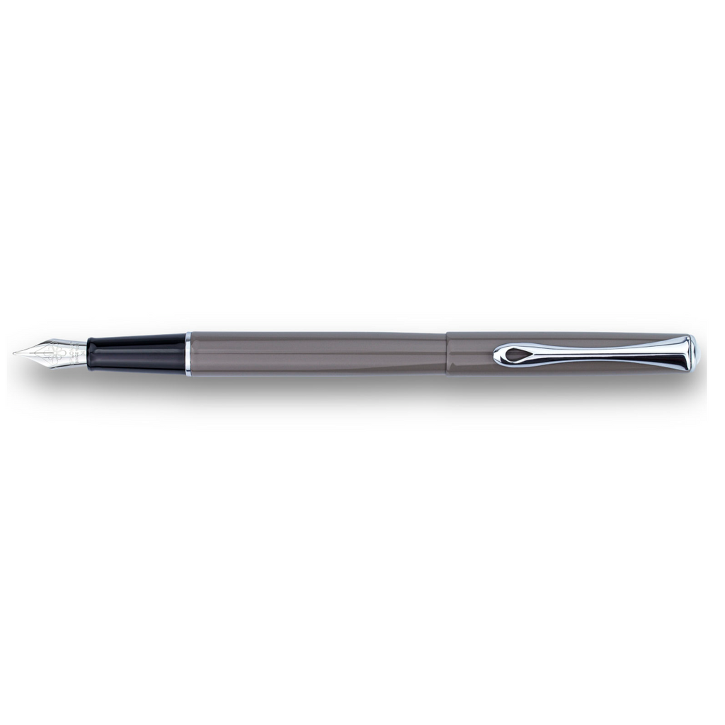 Diplomat Fountain Pen - Traveller - Taupe Grey ST