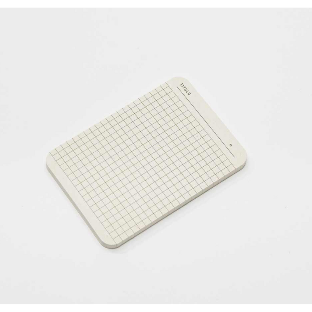 Foglietto - Memo Cards - Deck of 60 - A6 - Quadrato (Tatin Green/Brown/Beige/White)