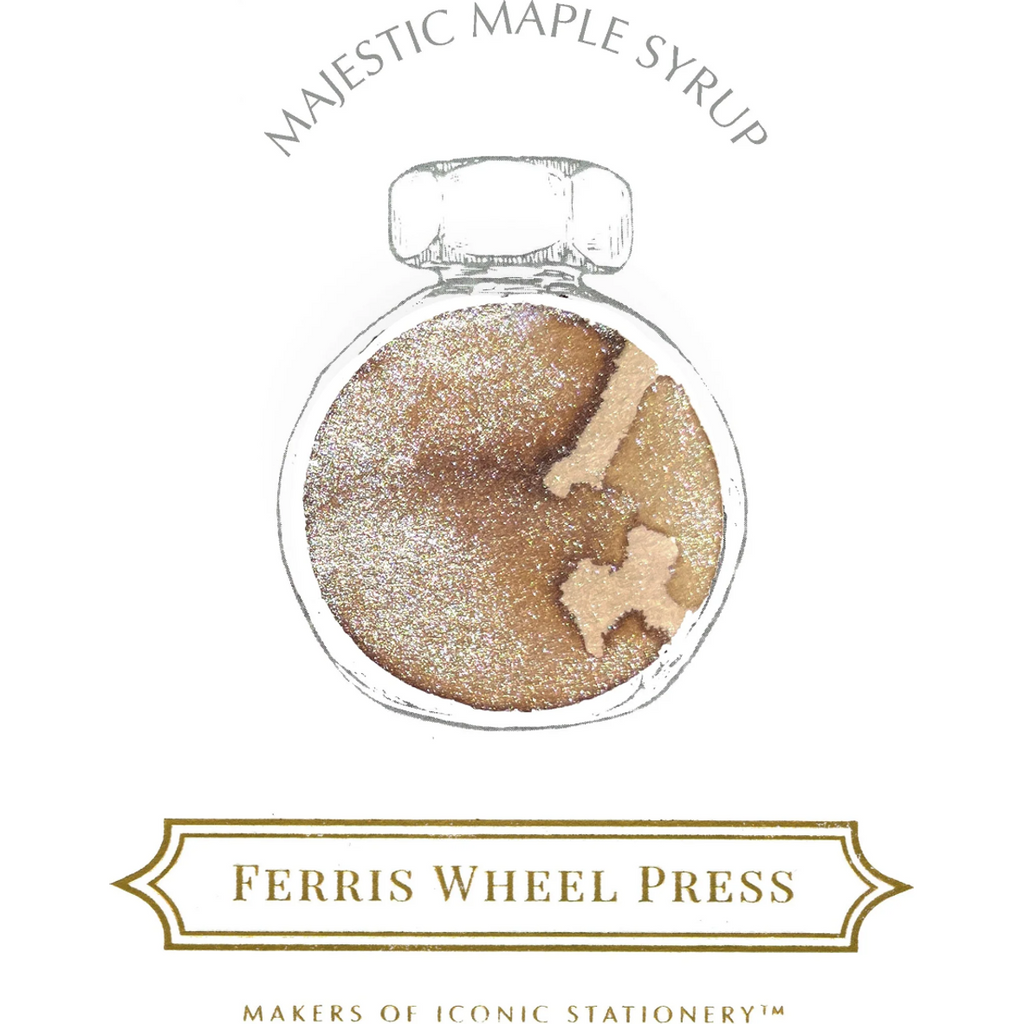 Ferris Wheel Press Fountain Pen Ink - Majestic Maple Syrup (38mL)
