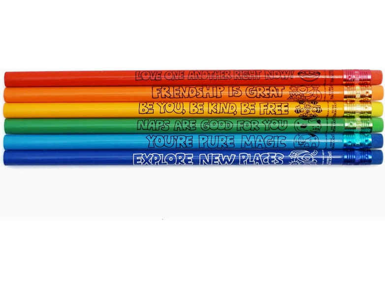 Lucky Horse Press - Set of 6 Pencils - Friendly Reminders