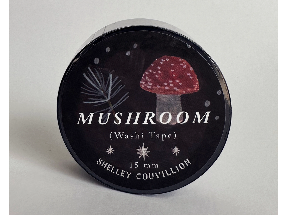 Shelley Couvillion Washi Tape - Mushrooms in Autumn