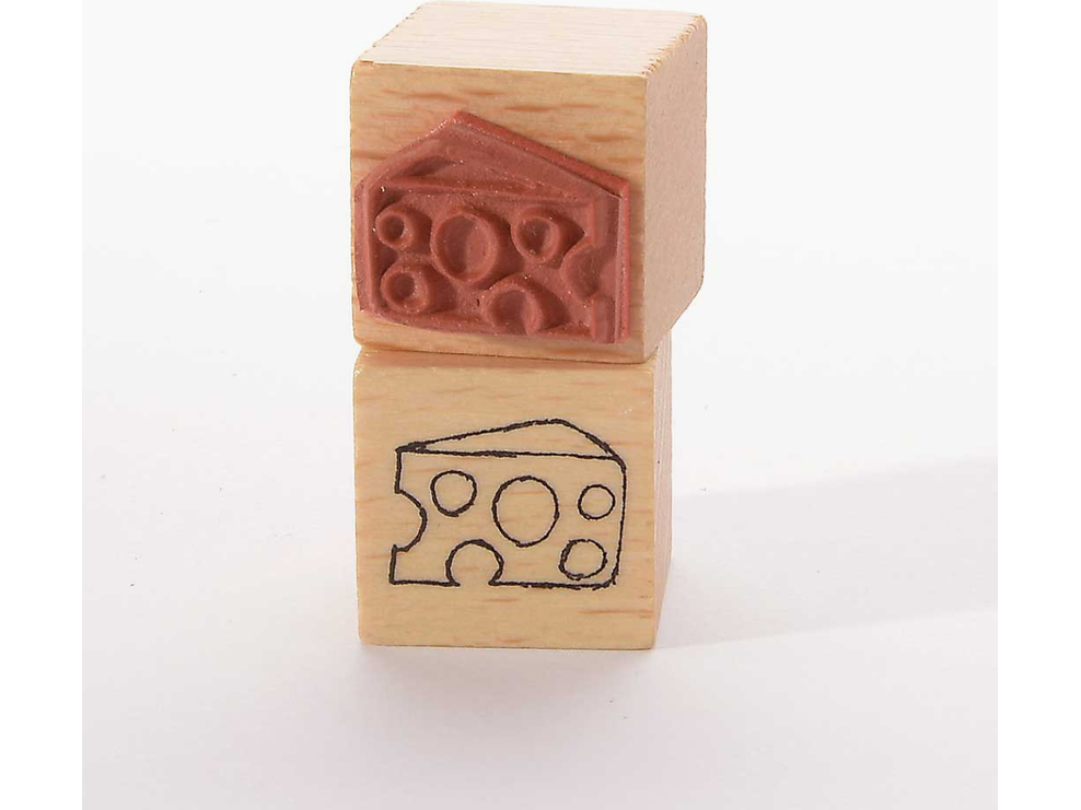 Heindesign Rubber Stamp - Cheese