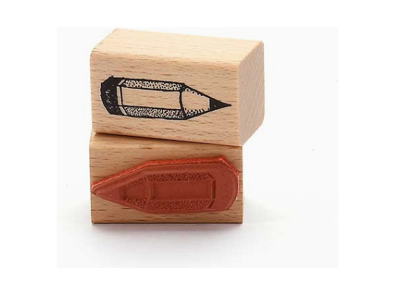 Heindesign Rubber Stamp - Pencil