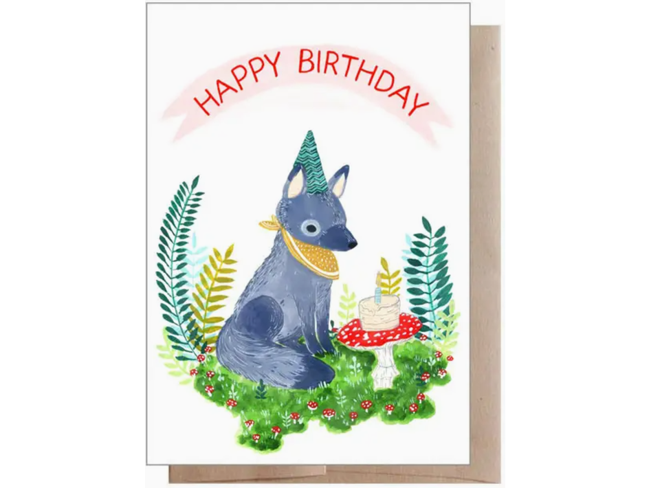 Marika Paz Illustration Greeting Card - Birthday Cub