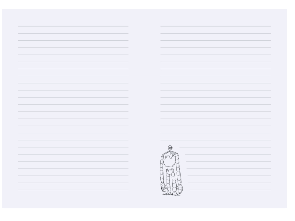 Studio Ghibli Castle in the Sky Journal