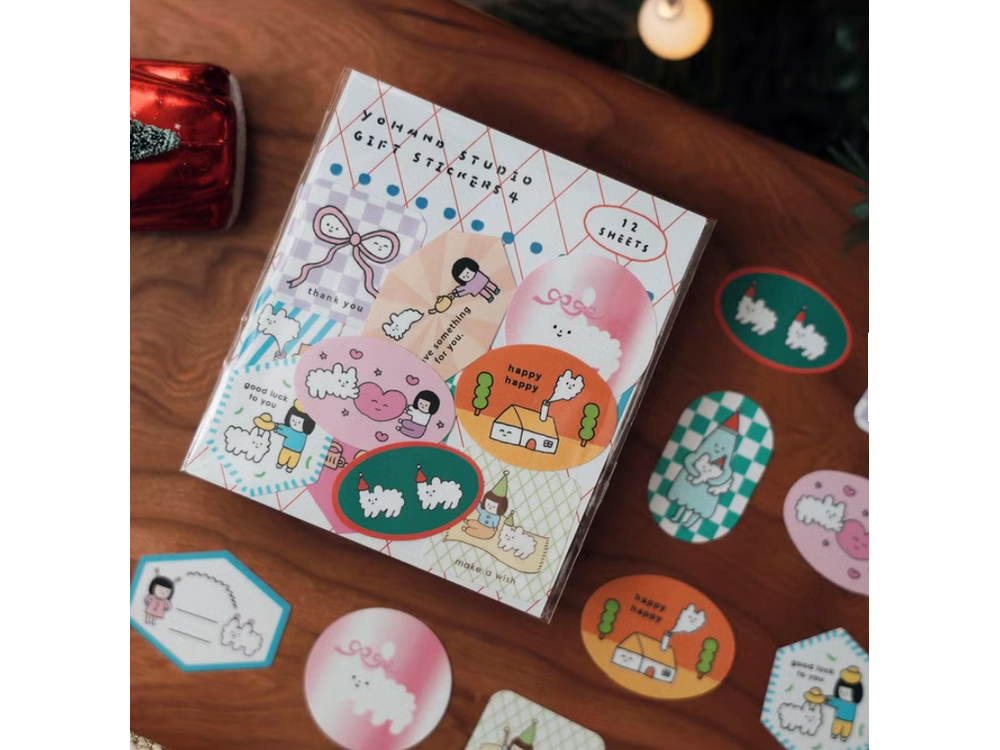 Yohand Studio - Stickers  - 12 Stickers - Gift 4