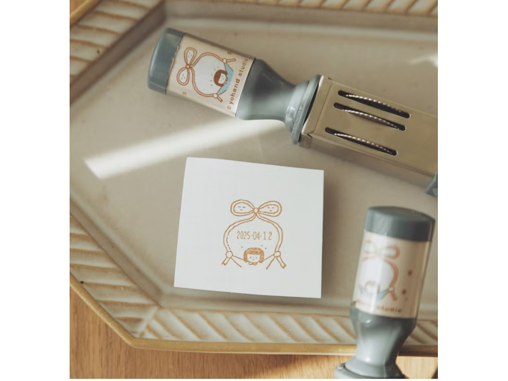 Yohand Studio - Small Adjustable Date Stamp - Bow