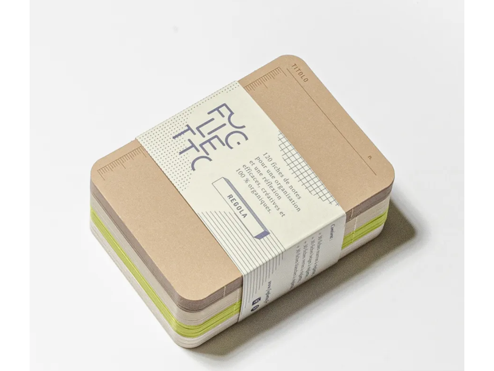 Foglietto - Memo Cards - Deck of 120 - A7 - Regola (Beige/Brown/Tatin Green/White)