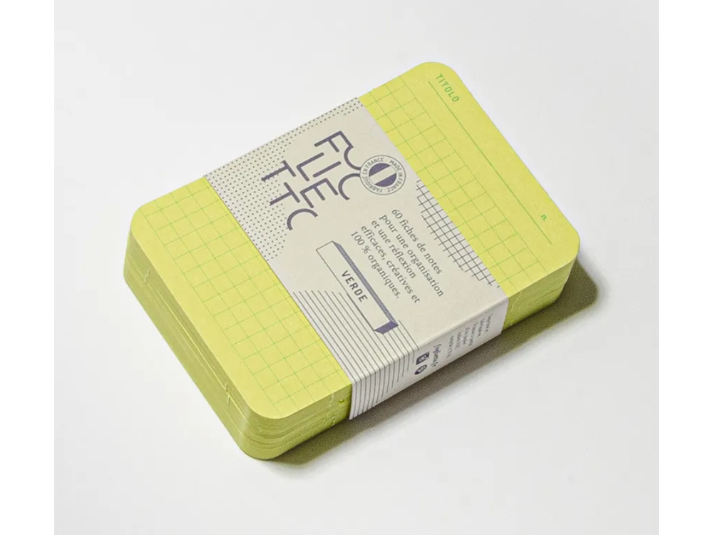 Foglietto - Memo Cards - Deck of 60 - A7 - Verde (Tatin Green)