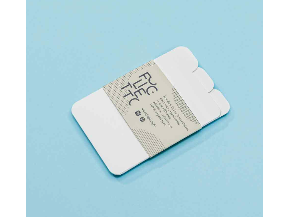 Foglietto - Memo Card Dividers - Pack of 6 - A7 - White