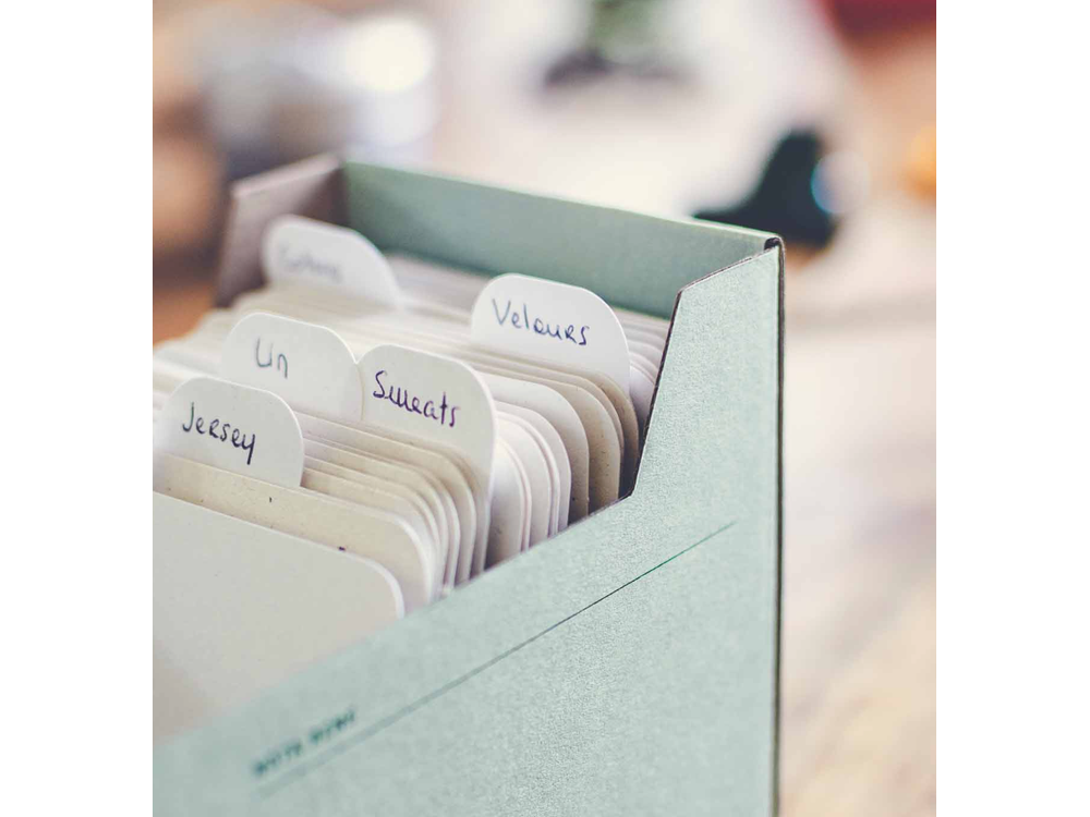 Foglietto - Memo Card Dividers - Pack of 6 - A7 - White